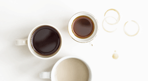 How to remove stains from beverages such as coffee 